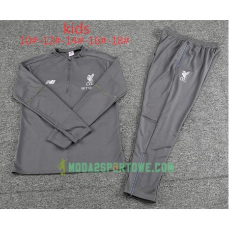 Liverpool Dziecięcy Komplet Bluzy Treningowe Szary 2018/19